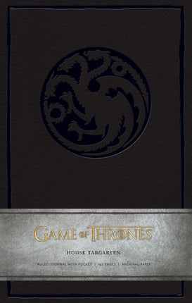 Game of Thrones: House Targaryen Hardcover Ruled Journal