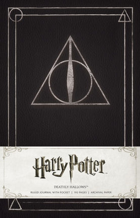 Harry Potter Deathly Hallows Hardcover Ruled Journal