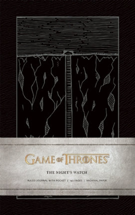 Game of Thrones: The Night's Watch Hardcover Ruled Journal