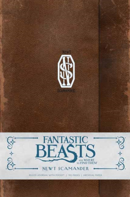 Fantastic Beasts and Where to Find Them: Newt Scamander Hardcover Ruled Journal