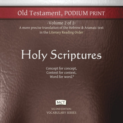 MCT Reader Old Testament Podium Print, Mickelson