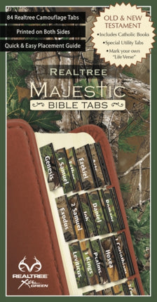 Majestic Bible Accessories Camo Version Bible Tabs Majestic Bible Tabs