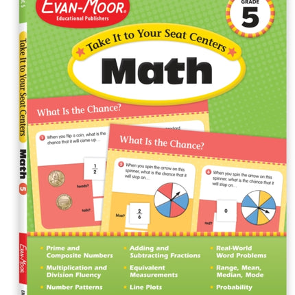 Take It to Your Seat: Math Centers, Grade 5 Teacher Resource