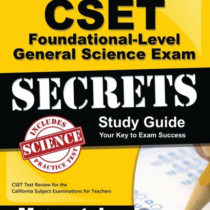 Cset Foundational-Level General Science Exam