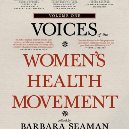 Voices Of The Women's Health Movement, Vol.1