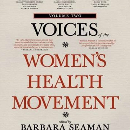 Voices Of The Women's Health Movement, Vol.2