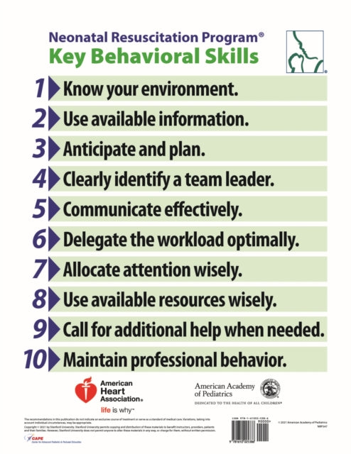 NRP Behavioral Skills Poster