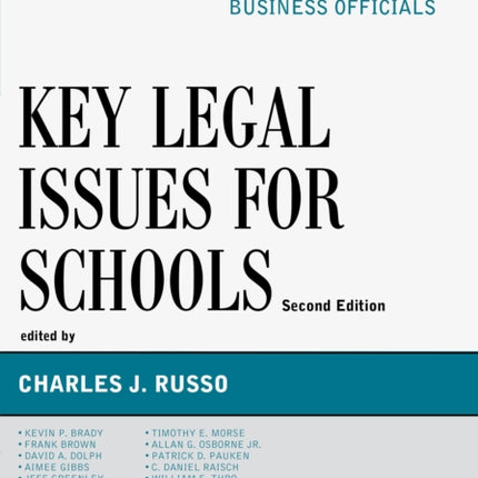 Key Legal Issues for Schools: The Ultimate