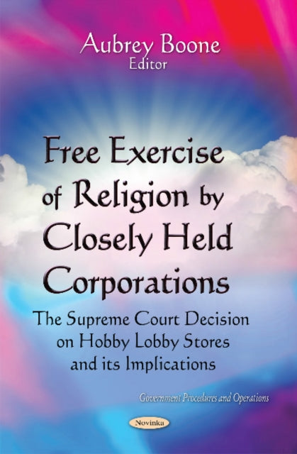 Free Exercise of Religion by Closely Held