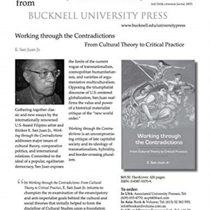 Working Through the Contradictions: From Cultural