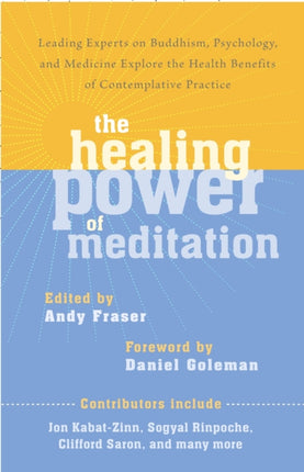 The Healing Power of Meditation: Leading Experts on Buddhism, Psychology, and Medicine Explore the Health Benefits of Contemplative Practice