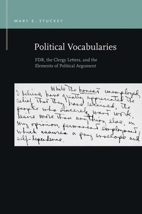 Political Vocabularies: FDR, the Clergy Letters,