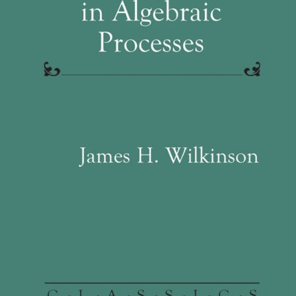 Rounding Errors in Algebraic Processes