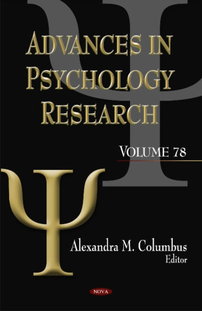 Advances in Psychology Research: Volume 78