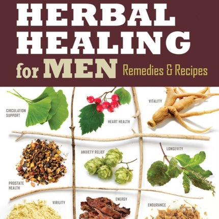 Rosemary Gladstar's Herbal Healing for Men: Remedies and Recipes for Circulation Support, Heart Health, Vitality, Prostate Health, Anxiety Relief, Longevity, Virility, Energy & Endurance