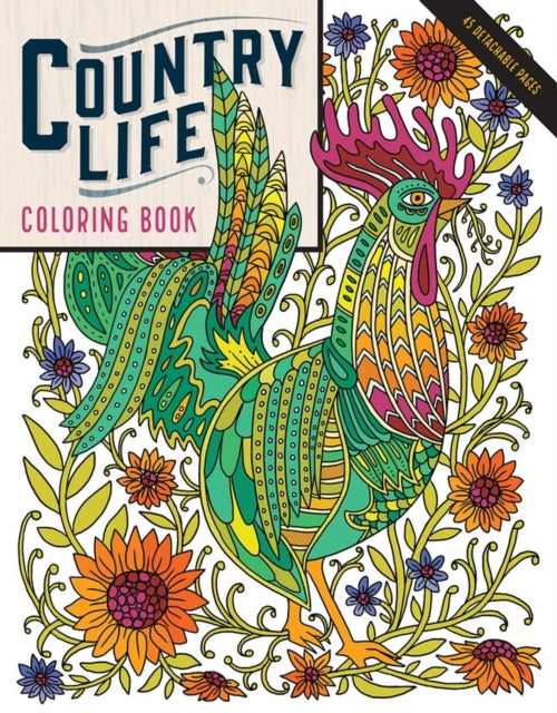 Country Life Coloring Book