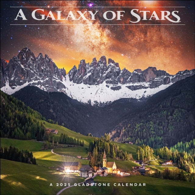 Galaxy of Stars Square Wall Calendar 2025