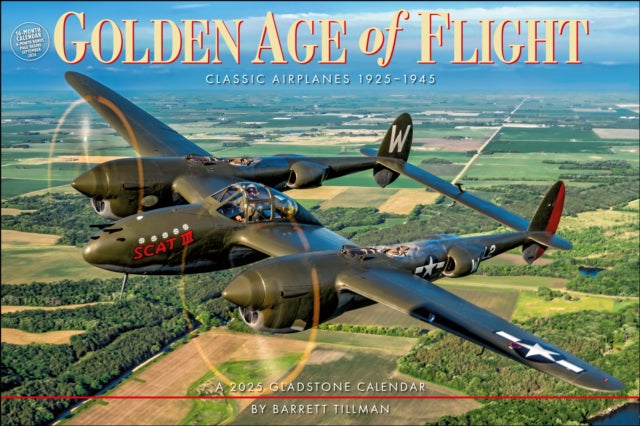 Golden Age of Flight Deluxe Wall Calendar 2025