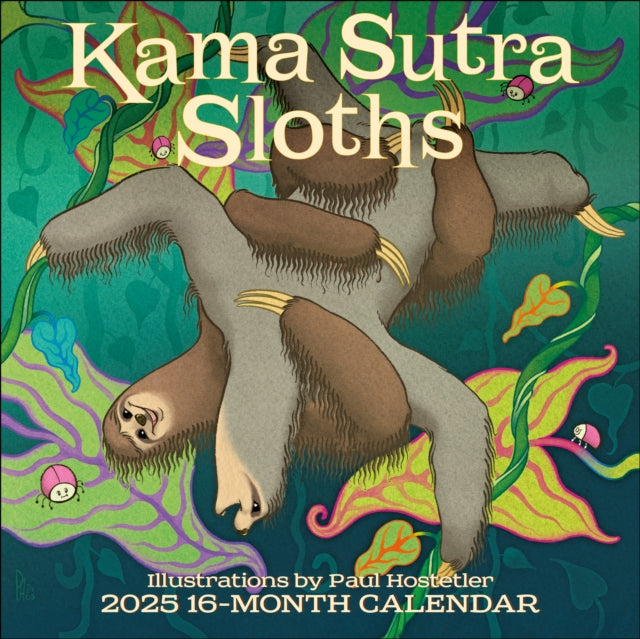 Kama Sutra Sloths Square Wall Calendar 2025