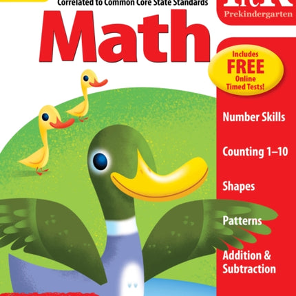 At-Home Tutor: Math, Prek Workbook