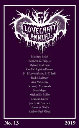 Lovecraft Annual No. 13 (2019)