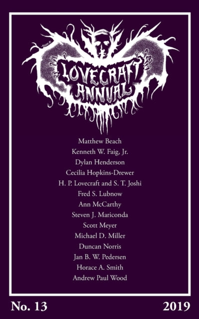 Lovecraft Annual No. 13 (2019)