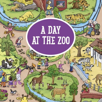 My Big Wimmelbook: A Day at the Zoo