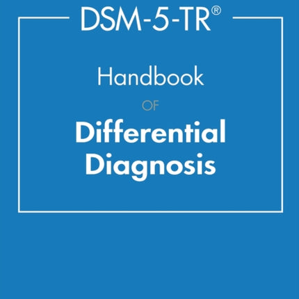 DSM5TR Handbook of Differential Diagnosis