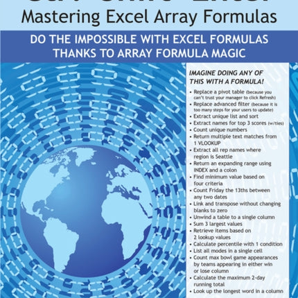 Ctrl+Shift+Enter Mastering Excel Array Formulas:
