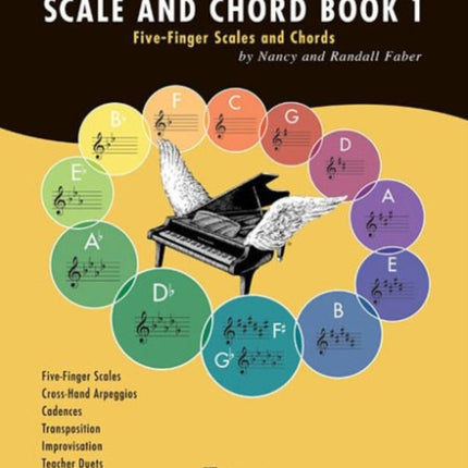 Piano Adventures Scale and Chord Book 1: Five-Finger Scales and Chords