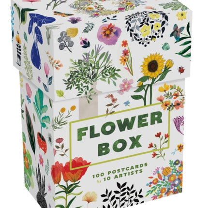 Flower Box Postcards: 100 Postcards by 10 artists