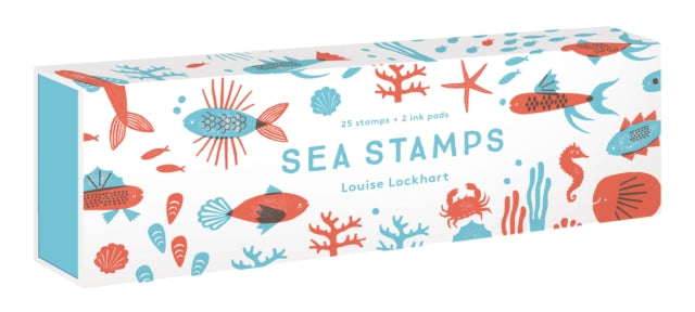 Sea Stamps: 25 stamps + 2 ink pads