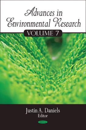 Advances in Environmental Research: Volume 7