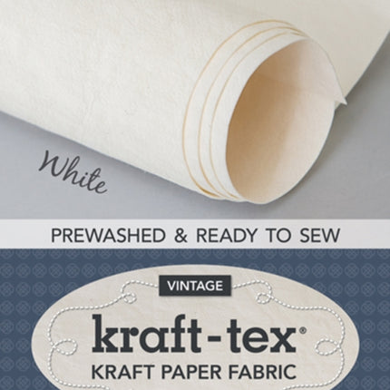 krafttex Vintage Roll White Prewashed