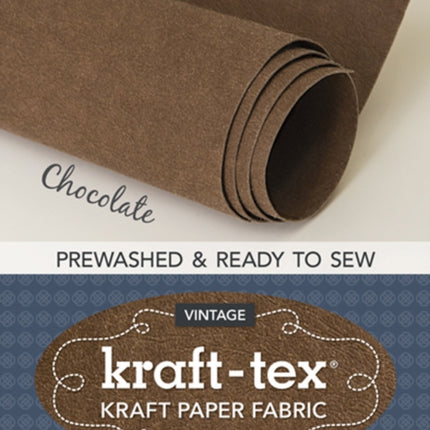 krafttex Vintage Roll Chocolate Prewashed