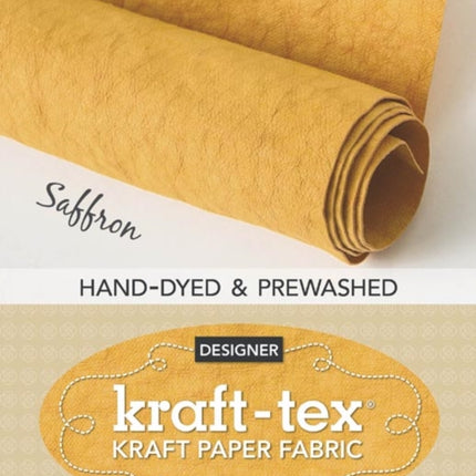 krafttex Roll Saffron HandDyed  Prewashed