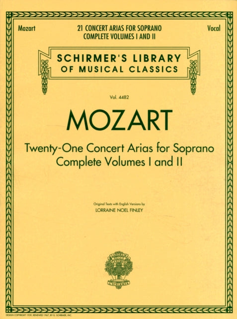 21 Concert Arias for Soprano (Vol.1 - 2 Complete): Complete Volumes 1 and 2