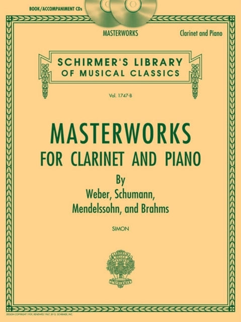 Masterworks for Clarinet and Piano