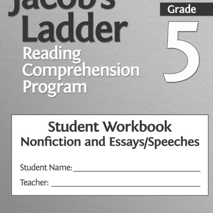 Jacob's Ladder Reading Comprehension Program: Grade 5, Student Workbooks, Nonfiction and Essays/Speeches (Set of 5)