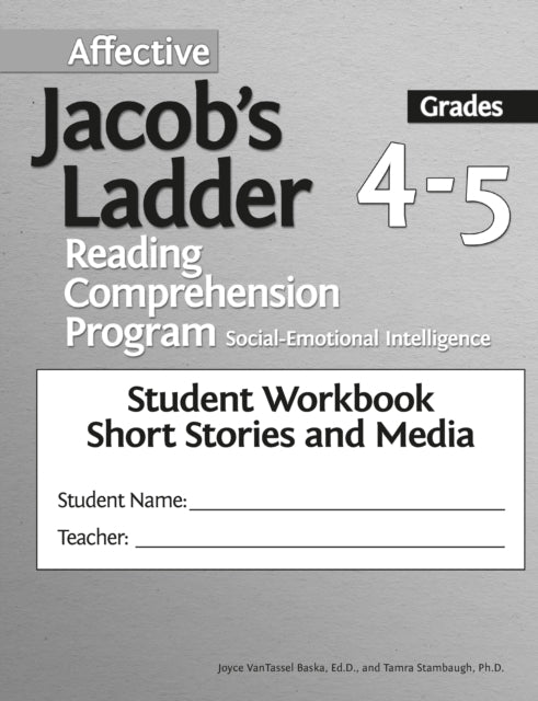 Affective Jacob's Ladder Reading Comprehension Program: Grades 4-5, Student Workbooks, Short Stories and Media (Set of 5)