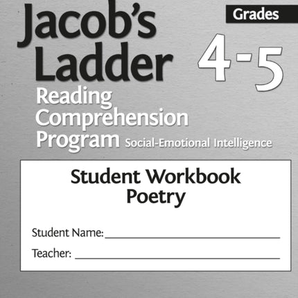 Affective Jacob's Ladder Reading Comprehension Program: Grades 4-5, Student Workbooks, Poetry (Set of 5)