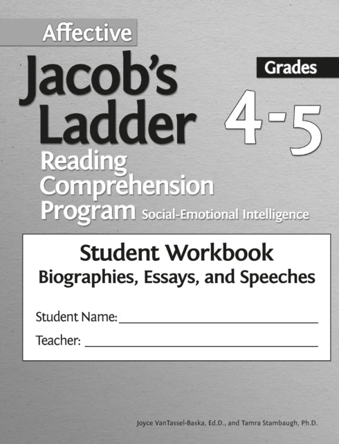 Affective Jacob's Ladder Reading Comprehension Program: Grades 4-5, Student Workbooks, Biographies, Essays, and Speeches (Set of 5)