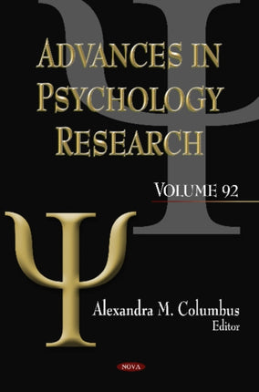 Advances in Psychology Research: Volume 92