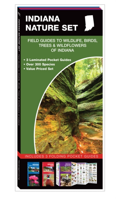 Indiana Nature Set: Field Guides to Wildlife, Birds, Trees & Wildflowers of Indiana