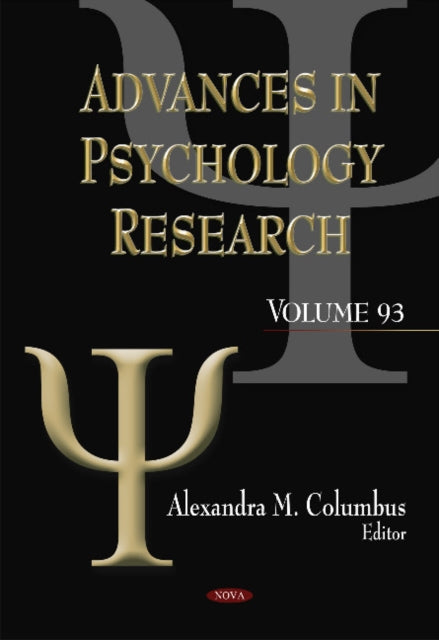 Advances in Psychology Research: Volume 93