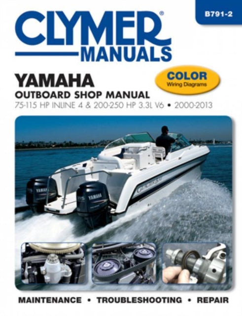 Yamaha 75/115/200/225 HP 4-Stroke Outboards (2000-2004) Service Repair Manual: 2000-2013