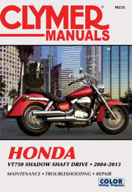 Honda VT750 Shadow Shaft Drive Motorcycle (2004-2013) Service Repair Manual: 2004-13