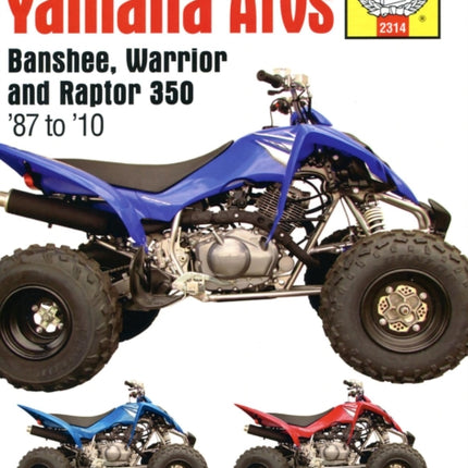 Yamaha Banshee, Warrior & Raptor 350 ATVs (87 - 10): 1987-2010