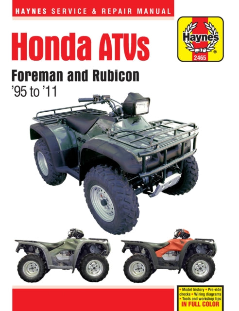 Honda Foreman ATV (95 -11): 1995-2011