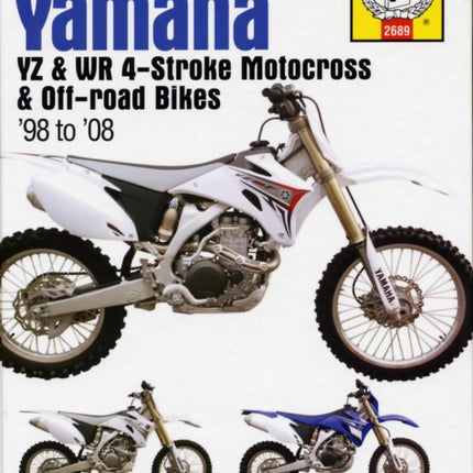 Yamaha YZ & WR 4-stroke Motocross Bikes (98 - 08) Haynes Repair Manual